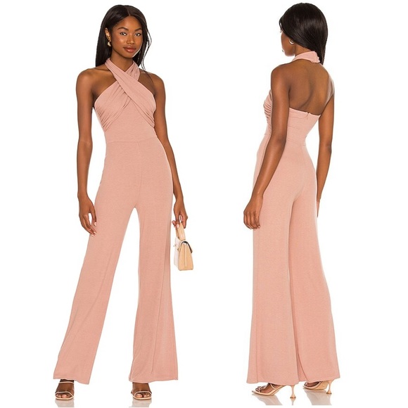 Lovers and Friends Tyra Jumpsuit in Nude